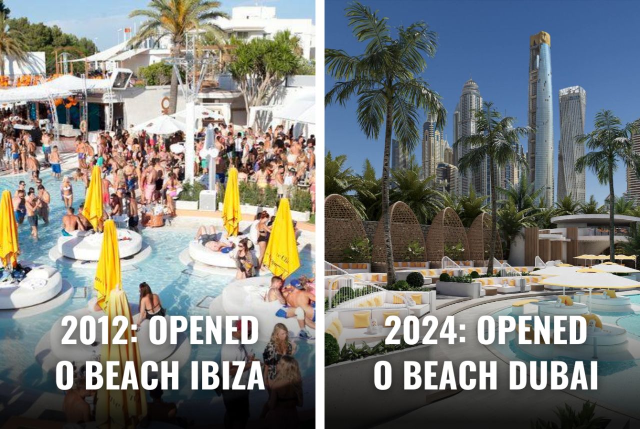 O Beach Ibiza & Dubai: The 2012 vs 2024 Story